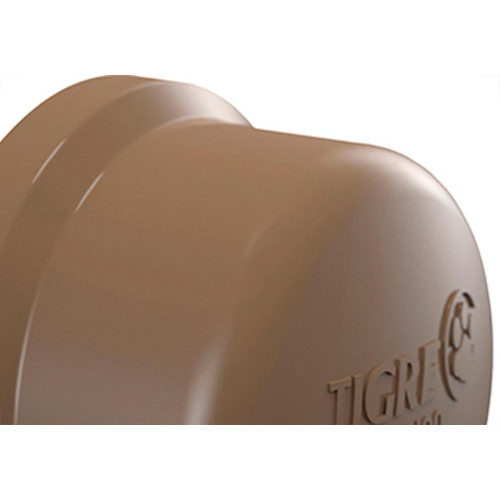 Caps Tigre PVC Liso Liso D 1.1/4 Marrom