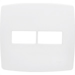 Espelho Placa Radial Modular Branco 4X4 2Mod 1703011