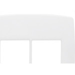 Espelho Placa Radial Modular Branco 4X4 4Mod 1703007