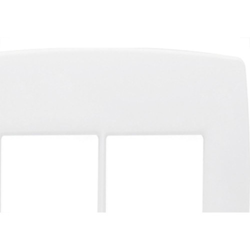 Espelho Placa Radial Modular Branco 4X4 4Mod 1703007