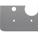 Espelho Placa Radial Pollar 1702020 4X4 1Fur+1Tred