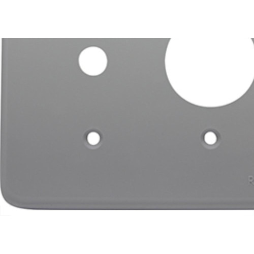 Espelho Placa Radial Pollar 1702020 4X4 1Fur+1Tred