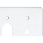 Espelho Placa Radial Pollar 1702029 4X4 1Fur+1Tseg