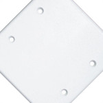 Espelho Placa Radial Pollar 1702017 4X4 Cego