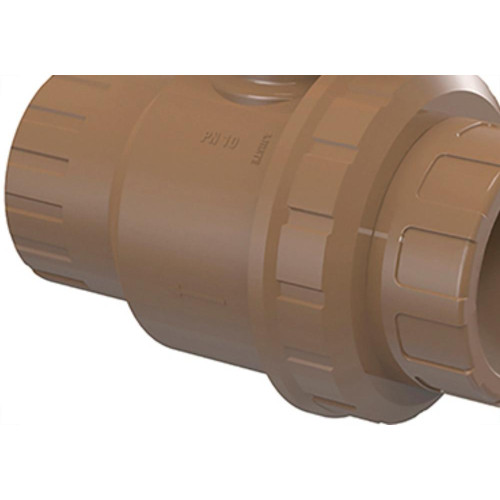 Registro Esfera Tigre PVC Liso Liso Vs C/Uniao 40Mm