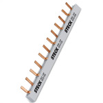 Barramento Steck Bifa. 80A 220/440V 2X6P Din