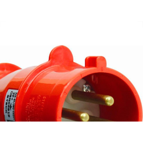 Plug Steck 2P+T 32A 380/440V 9H Vermelho 3279