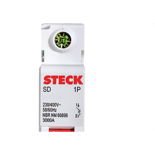 Kit C/3 - Disjuntor Steck Din Unipolar 25A Sd61 3Ka