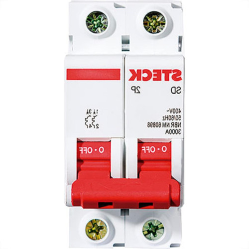 Kit C/3 - Disjuntor Steck Din Bipolar 06A Sd62 3Ka