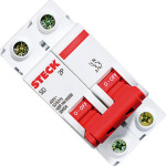 Kit C/3 - Disjuntor Steck Din Bipolar 06A Sd62 3Ka