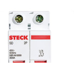 Kit C/3 - Disjuntor Steck Din Bipolar 06A Sd62 3Ka