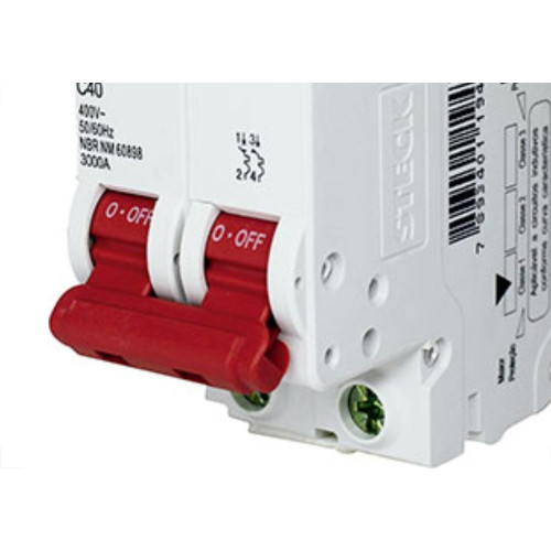 Kit C/3 - Disjuntor Steck Din Bipolar 40A Sd62 3Ka