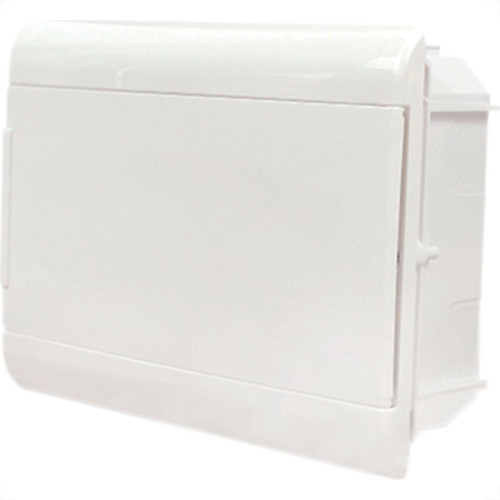 Centrinho Steck Pvc 12 Disjuntor Din Embutir Branco