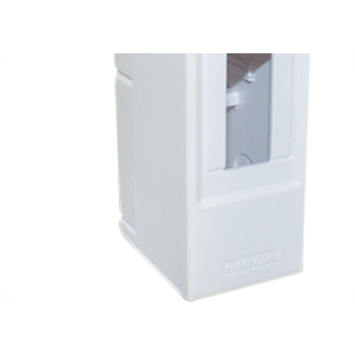 Centrinho Steck Pvc 02 Disjuntor Din Sobrepor Branco Sct2