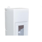 Centrinho Steck Pvc 02 Disjuntor Din Sobrepor Branco Sct2