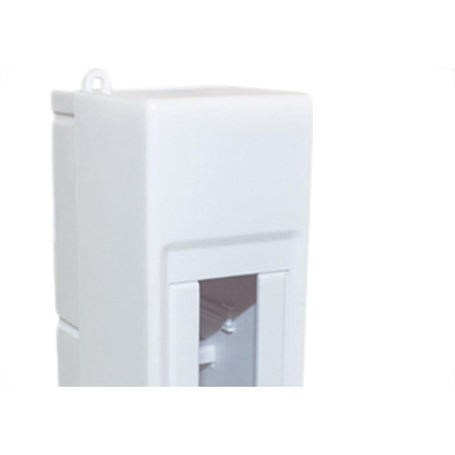 Centrinho Steck Pvc 02 Disjuntor Din Sobrepor Branco Sct2