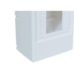 Centrinho Steck Pvc 04 Disjuntor Din Sobrepor Branco Sct4