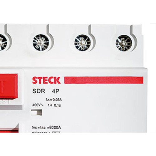 Interruptor Fuga Steck A364 100A 4P 30Ma