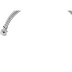 Engate Cromado Flex Higiban 60Cm Malha Inox