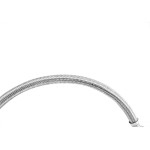 Engate Cromado Flex Higiban 60Cm Malha Inox