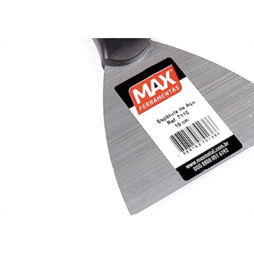 Espatula Max Aco 10 C/Cabo Plastico