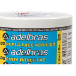 Fita Dupla-Face Adelbras 16Mmx30Mt - Kit C/6 Unidades
