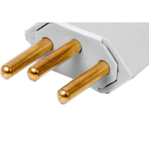 Pino Macho Perlex 2P+T 10A 1043 Cinza