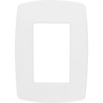 Espelho Placa Radial Modular Branco 4X2 3Mod 1703001
