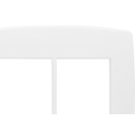 Espelho Placa Radial Modular Branco 4X4 6Mod 1703002