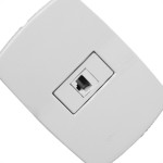 Conjunto Rad Modular Branco 1403003 1Tomada Rj45