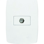 Conjunto Rad Modular Branco 1403004 Tomada P/Antena