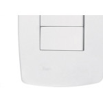 Conjunto Rad Modular Branco 1803003 2 interruptores Simp