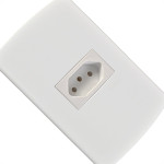 Conjunto Peesa Alfa 1541 1Tomada 10A Branco