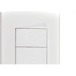 Conjunto Peesa Alfa 1548A 2 interruptores Sim.Tom 10A