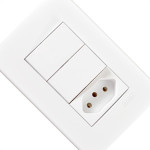 Conjunto Peesa Alfa 1548B 2 interruptores Par.Tom 10A