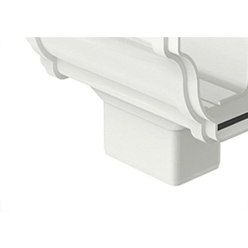 Bocal P/Calha Tigre Retang.Moldura Branco