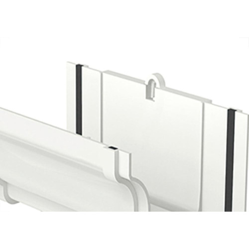 Bocal P/Calha Tigre Retang.Moldura Branco