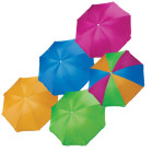 Guarda Sol Nylon 1,80Cm Mor Verde/Branco 3718