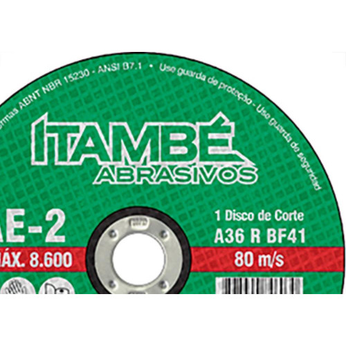Disco Corte Itambe Ferro 7X7/8 Cae-2T