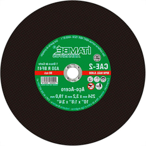 Disco Corte Itambe Ferro 10X3/4 Cae-2T
