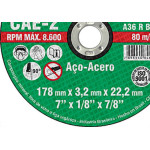 Disco Corte Itambe Ferro 10X 5/8 Cae-2T