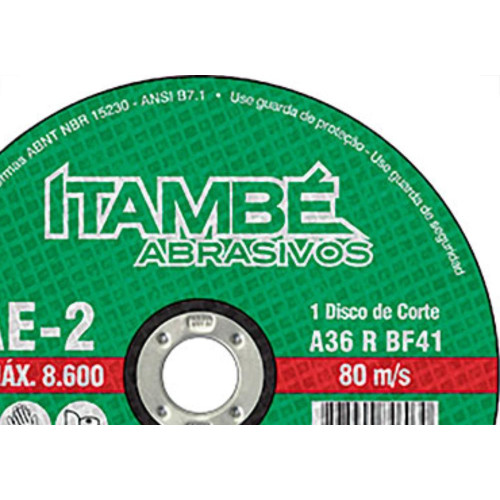 Disco Corte Itambe Ferro 10X 5/8 Cae-2T