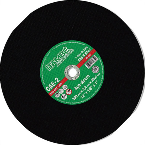 Disco Corte Itambe Ferro 12X 5/8 Cae-2T