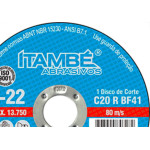 Disco Corte Itambe Refr 4.3/8X20 Cf22