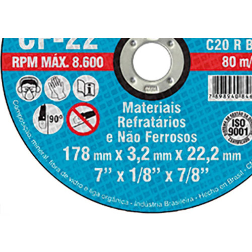 Disco Corte Itambe Refr 2T 7X7/8 Cf22