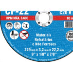 Disco Corte Itambe Refr 2T 9X7/8 Cf22