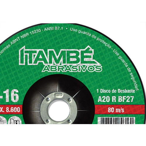 Disco Desbaste Itambe 7 X 7/8Da-16