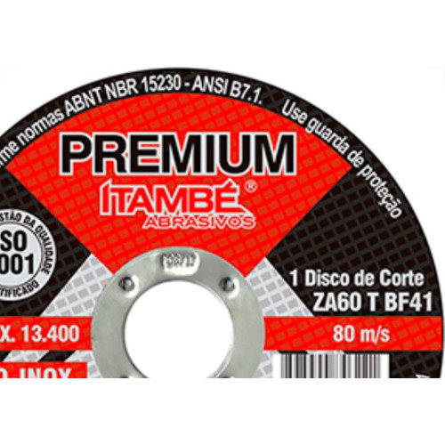 Disco Sped/Inox Premium Itambe 4.1/2X7/8 - Kit C/25 Unidades