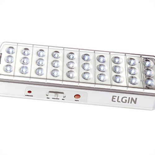 Luminaria Emergencia Bivolt 30 Leds Elgin