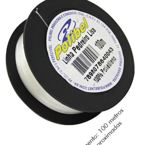 Linha Pedreiro Polibel Trançada C/100Mt - Kit C/12 Unidades